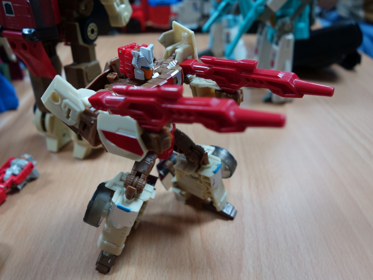 Transformers News: In Hand and G1 Comparison Images of Transformers Titans Return Chromedome and Highbrow