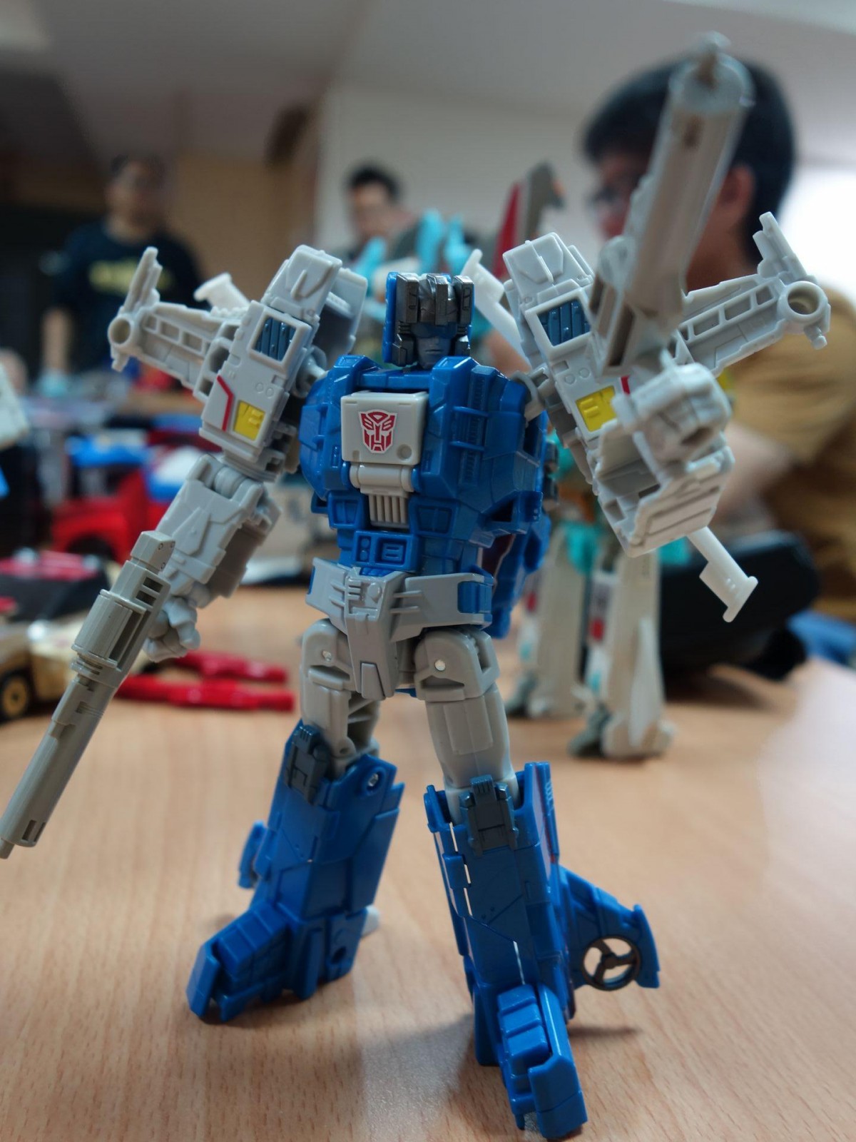 Transformers News: In Hand and G1 Comparison Images of Transformers Titans Return Chromedome and Highbrow