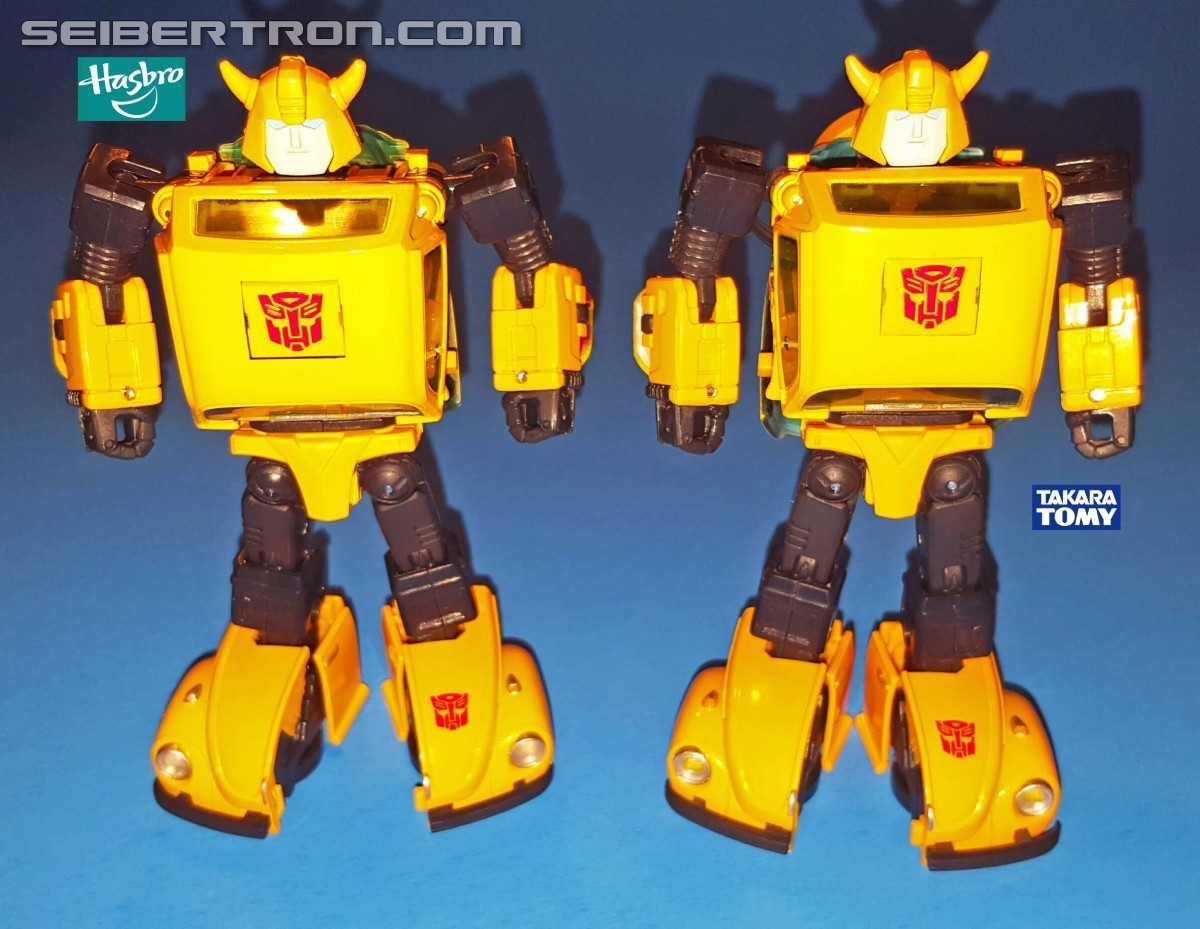 Transformers News: Hasbro Transformers Masterpiece MP-08 Bumblebee In Hand Comparison With MP-21 Transformers News: Hasbro Transformers Masterpiece MP-08 Bumblebee In Hand Comparison With MP-21