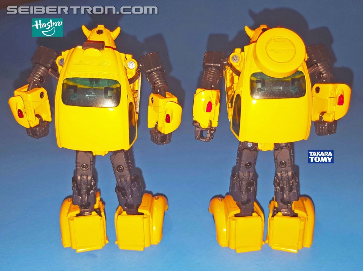 Transformers News: Hasbro Transformers Masterpiece MP-08 Bumblebee In Hand Comparison With MP-21 Transformers News: Hasbro Transformers Masterpiece MP-08 Bumblebee In Hand Comparison With MP-21