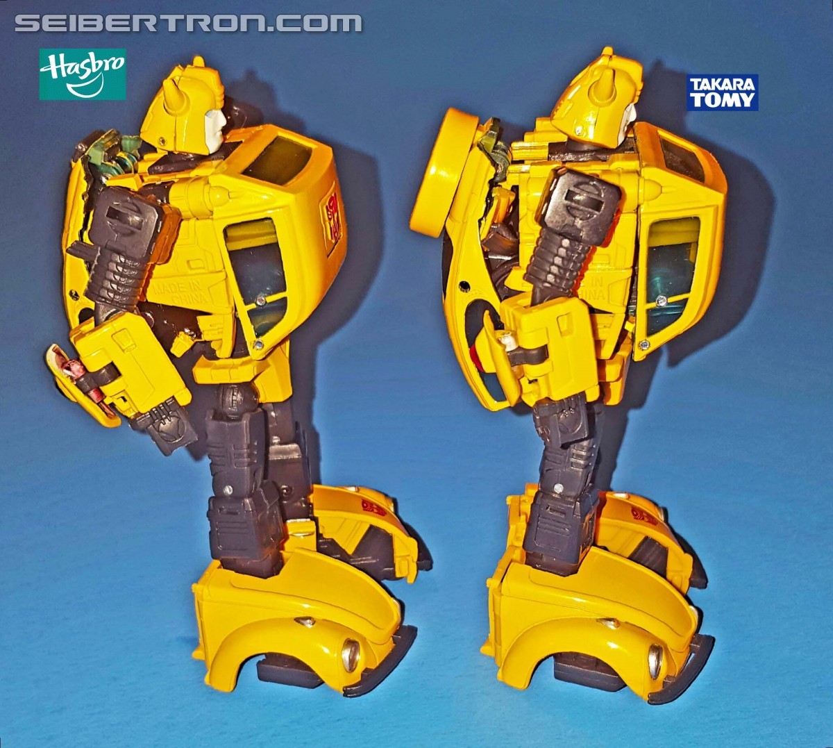 Transformers News: Hasbro Transformers Masterpiece MP-08 Bumblebee In Hand Comparison With MP-21 Transformers News: Hasbro Transformers Masterpiece MP-08 Bumblebee In Hand Comparison With MP-21