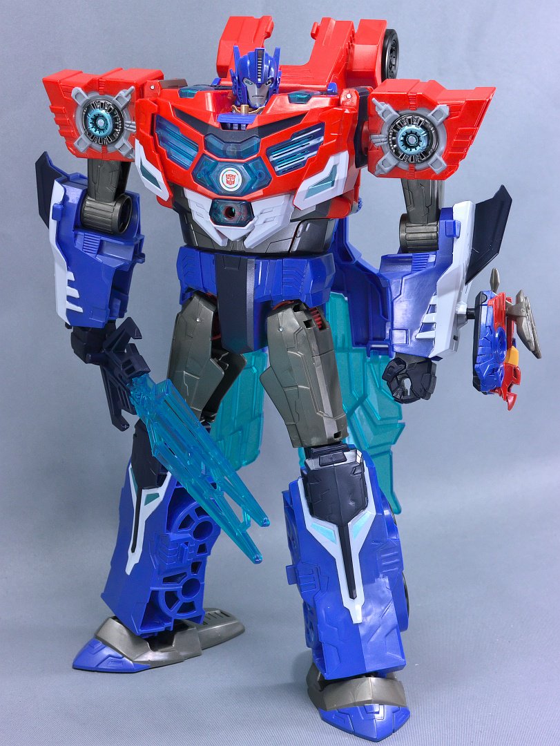 Transformers News: TakaraTomy Transformers Adventure TAV-50 Hypersurge Optimus Prime In-Hand Transformers News: TakaraTomy Transformers Adventure TAV-50 Hypersurge Optimus Prime In-Hand