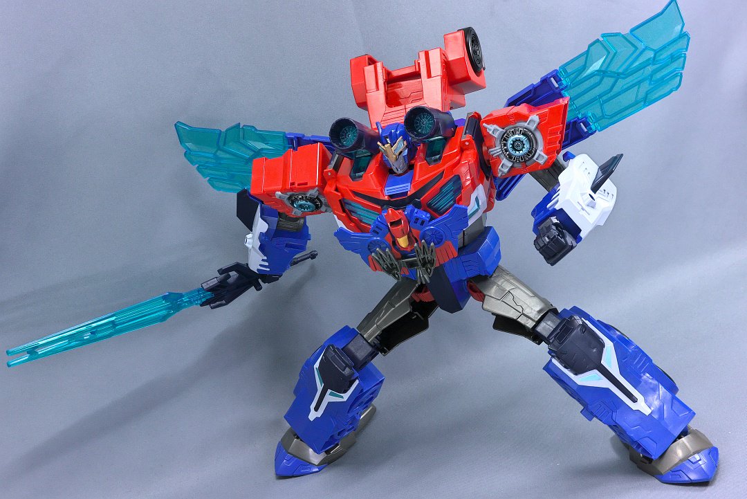 Transformers News: TakaraTomy Transformers Adventure TAV-50 Hypersurge Optimus Prime In-Hand Transformers News: TakaraTomy Transformers Adventure TAV-50 Hypersurge Optimus Prime In-Hand