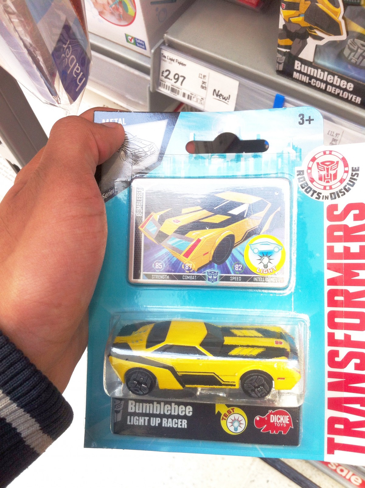 Transformers News: Transformers: Robots in Disguise Light Up Racers by Dickie Toys and R/C Bumblebee Sighted in UK