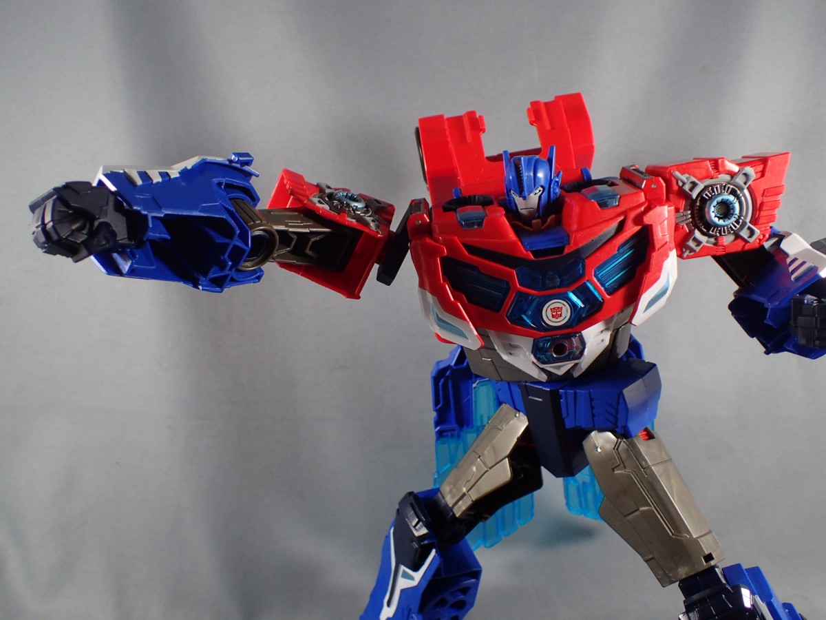 Transformers News: Quick Written Review of Takara Tomy Transformers Adventure TAV 50 Hyper Surge Optimus Prime Transformers News: Quick Written Review of Takara Tomy Transformers Adventure TAV 50 Hyper Surge Optimus Prime