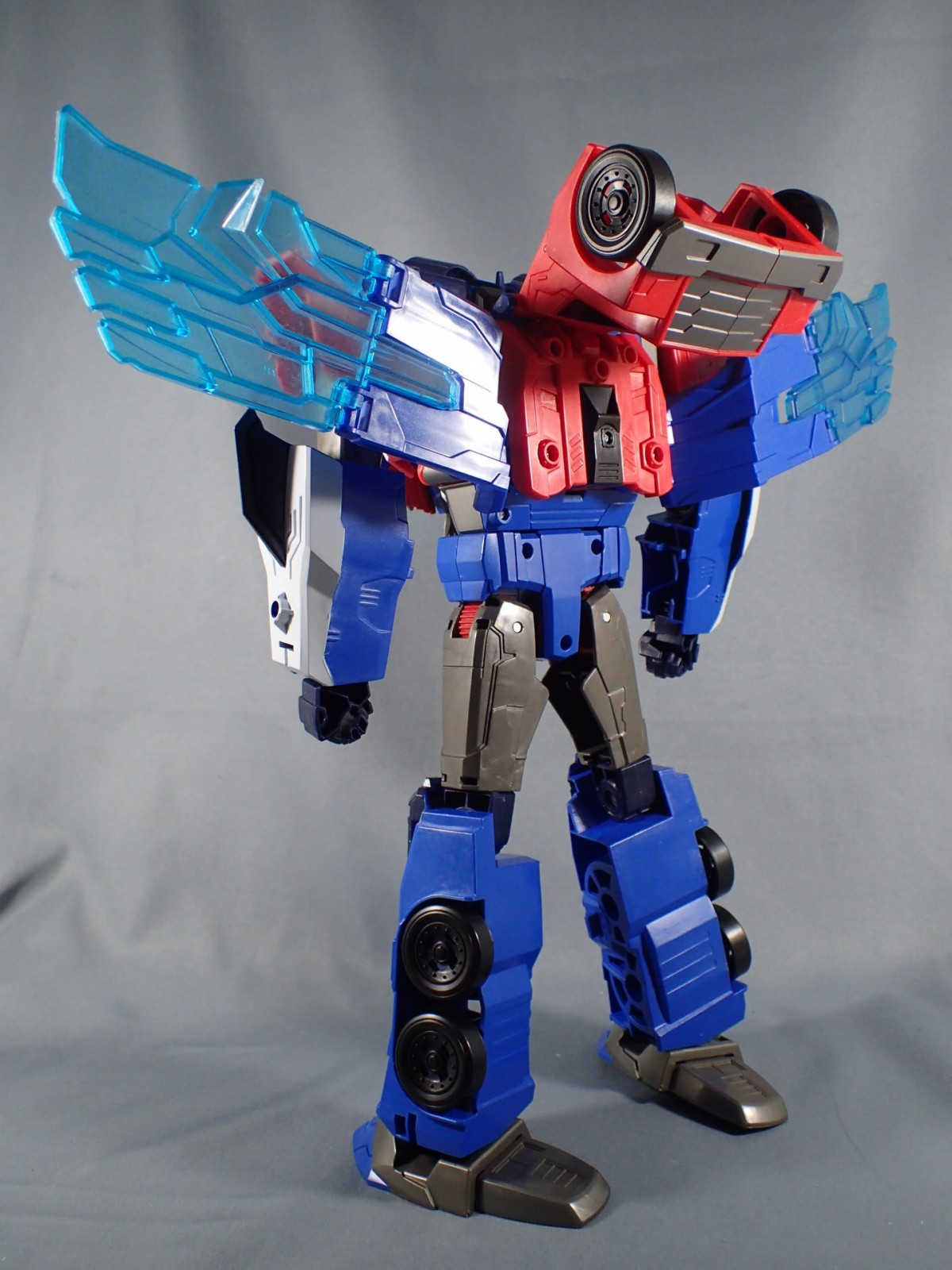 Transformers News: Quick Written Review of Takara Tomy Transformers Adventure TAV 50 Hyper Surge Optimus Prime Transformers News: Quick Written Review of Takara Tomy Transformers Adventure TAV 50 Hyper Surge Optimus Prime