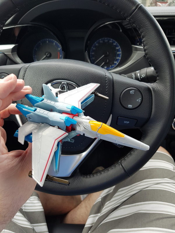 Transformers News: In-Hand Images - Transformers Robots in Disguise Warrior Class Starscream