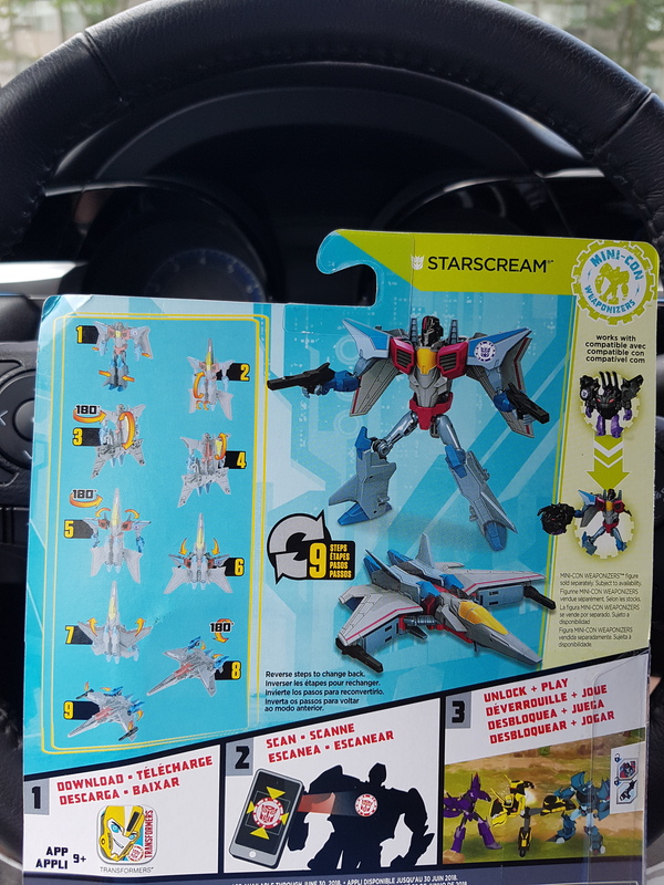 Transformers News: In-Hand Images - Transformers Robots in Disguise Warrior Class Starscream
