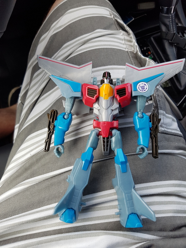 Transformers News: In-Hand Images - Transformers Robots in Disguise Warrior Class Starscream