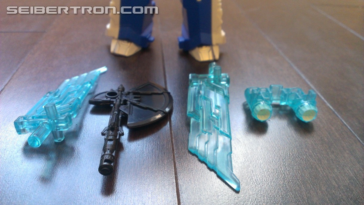 Transformers News: In Hand Pictures of TRU Exclusive White Redeco of Transformers RID Power Surge Optimus Prime Warrior