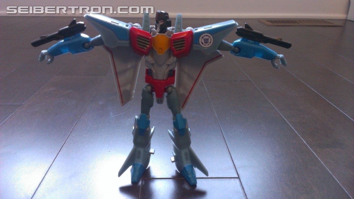 Transformers News: A Ton of New Images of the New Robots in Disguise Exclusive Starscream Warrior Figure with Review