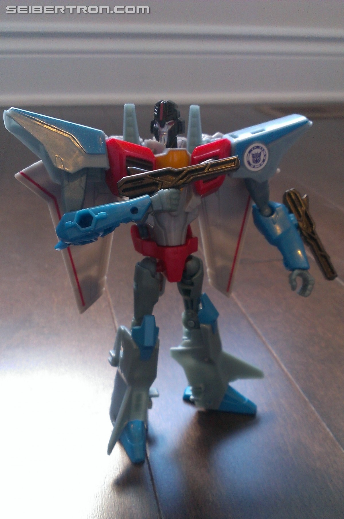 Transformers News: A Ton of New Images of the New Robots in Disguise Exclusive Starscream Warrior Figure with Review
