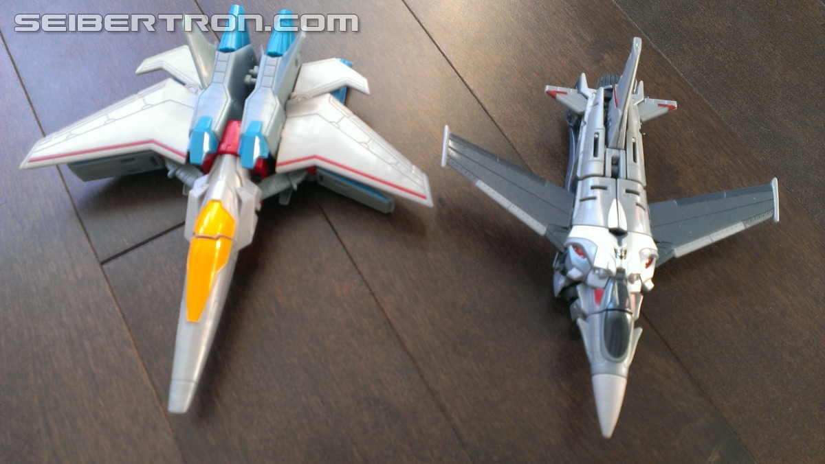 Transformers News: A Ton of New Images of the New Robots in Disguise Exclusive Starscream Warrior Figure with Review