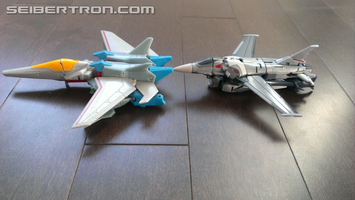 Transformers News: A Ton of New Images of the New Robots in Disguise Exclusive Starscream Warrior Figure with Review