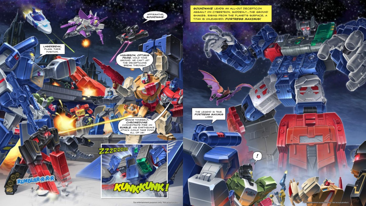 Transformers News: Transformers Titans Return - The Power of the Titan Masters Booklet Available Online