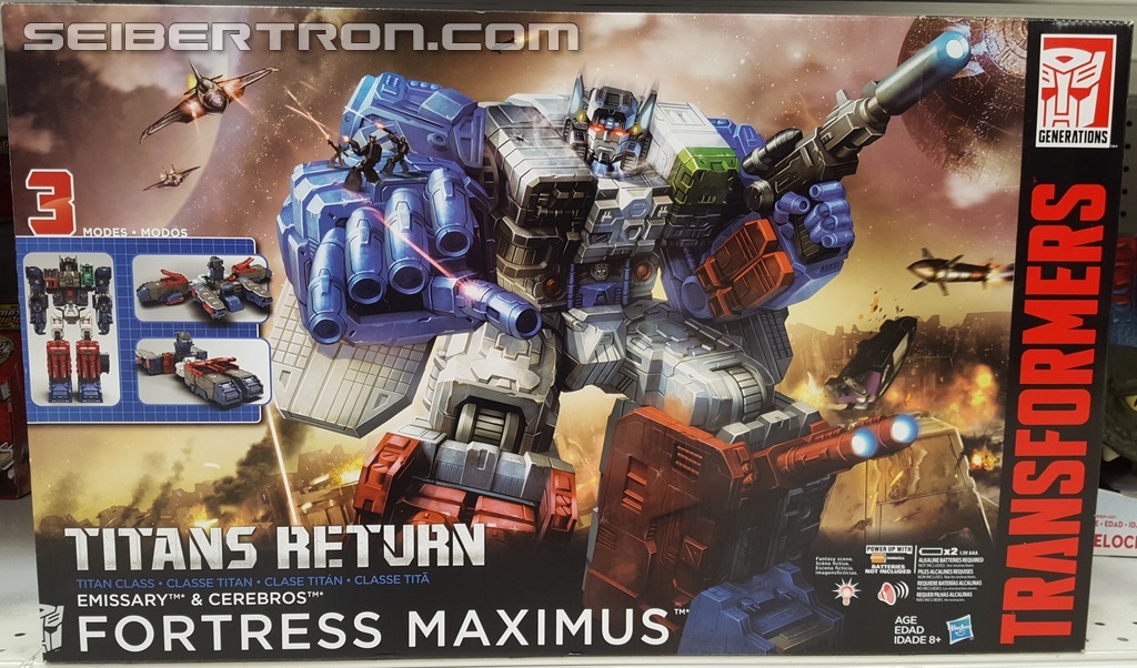 Transformers News: Transformers Titans Return Titan Class Fortress Maximus U.S. Sightings