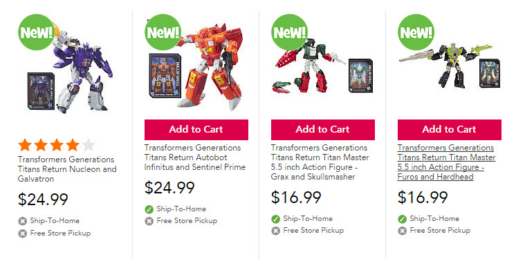 Transformers News: Transformers Titans Return Deluxes and Voyagers Available on Toysrus.com Transformers News: Transformers Titans Return Deluxes and Voyagers Available on Toysrus.com