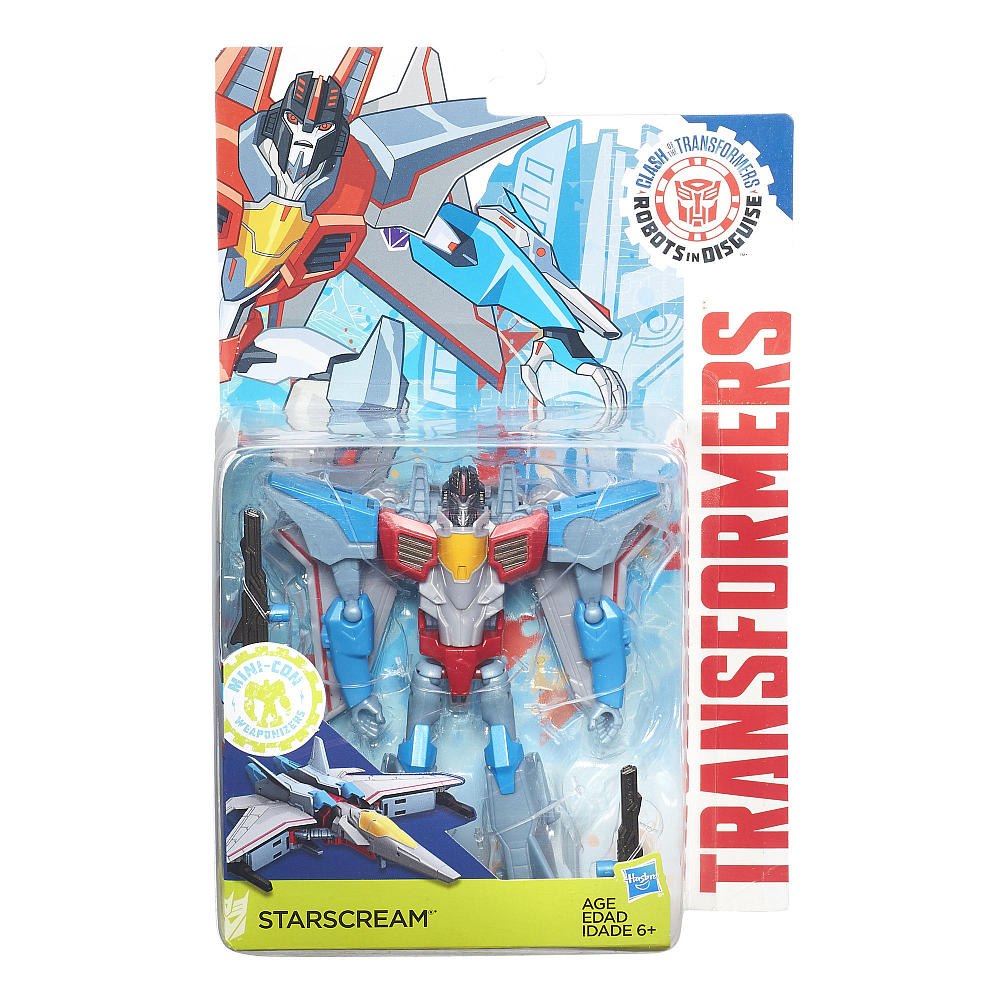 Transformers News: Transformers Robots in Disguise Warrior Starscream and Power Surge Starscream Available on Toysrus