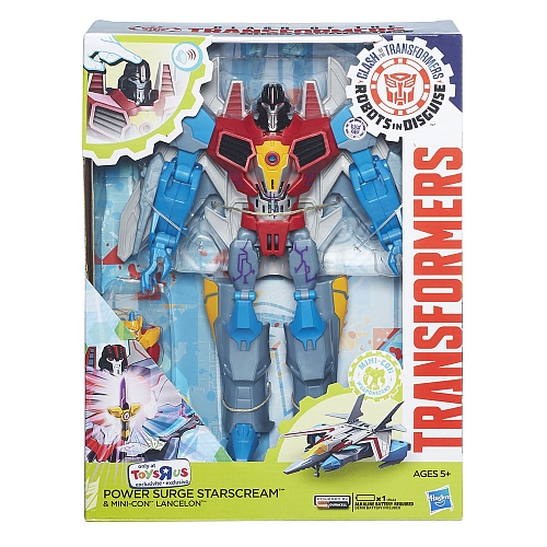 Transformers News: Transformers Robots in Disguise Warrior Starscream and Power Surge Starscream Available on Toysrus