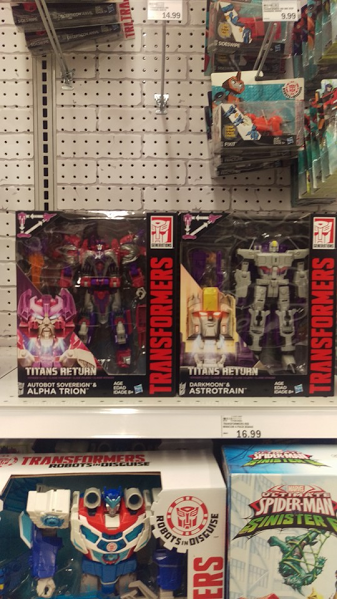 Transformers News: Transformers Titans Return Astrotrain and Alpha Trion Found at Meijer