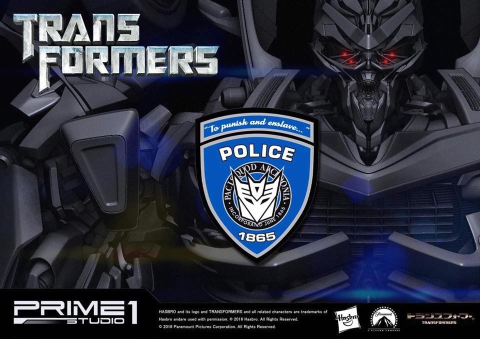 Transformers News: Prime 1 Studio Barricade Teaser Revealed Transformers News: Prime 1 Studio Barricade Teaser Revealed