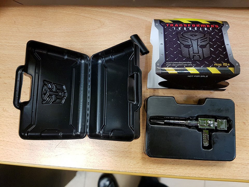 Transformers News: In Hand Images of Drill Accessory for MP-27 Masterpiece Ironhide Transformers News: In Hand Images of Drill Accessory for MP-27 Masterpiece Ironhide