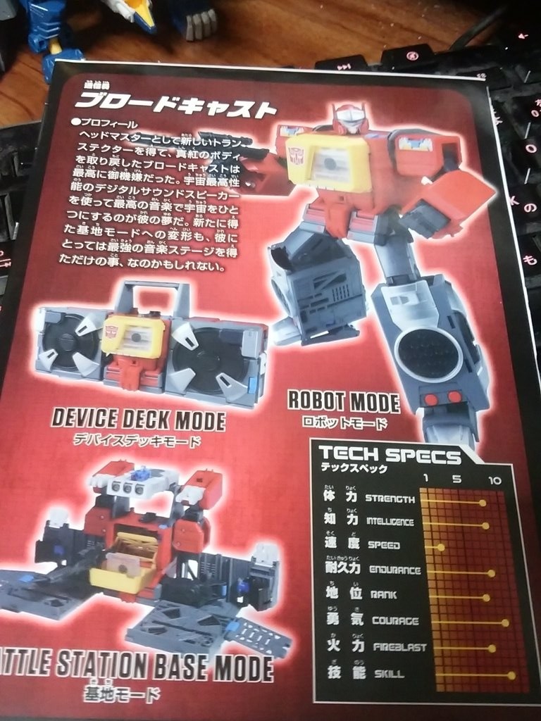 Transformers News: Images of the Comics Included with Takara Transformers Legends Blaster, Wheelie, Weirdwolf and Rewin