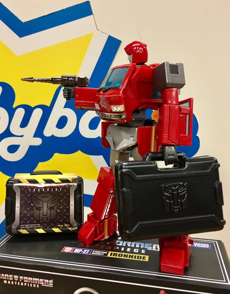 Transformers News: New Images of Drill and Briefcase Accessory for Takara Tomy Transformers Masterpiece MP-27 Ironhide