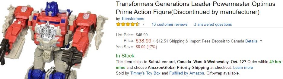 Transformers News: Every Titans Return Product Currently Sold out at Hasbro with Entire Line on Back Order