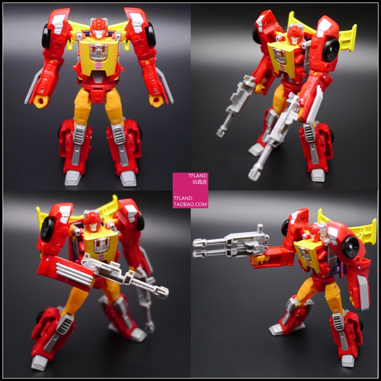 Transformers News: New In Hand Images of Titans Return Wave 3 Deluxes Hot Rod Triggerhappy Breakaway and Twinferno