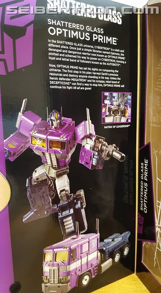Transformers News: Masterpiece Shattered Glass Optimus Prime Review