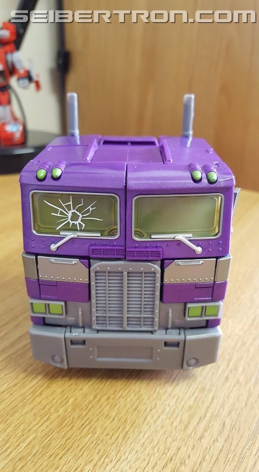 Transformers News: Masterpiece Shattered Glass Optimus Prime Review