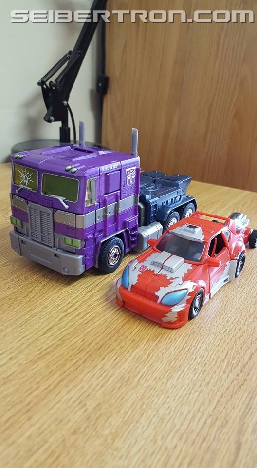 Transformers News: Masterpiece Shattered Glass Optimus Prime Review