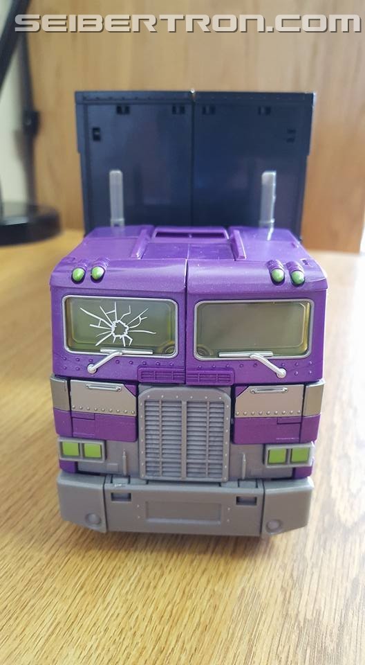 Transformers News: Masterpiece Shattered Glass Optimus Prime Review
