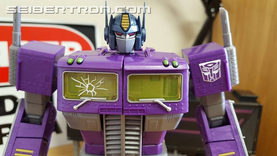 Transformers News: Masterpiece Shattered Glass Optimus Prime Review