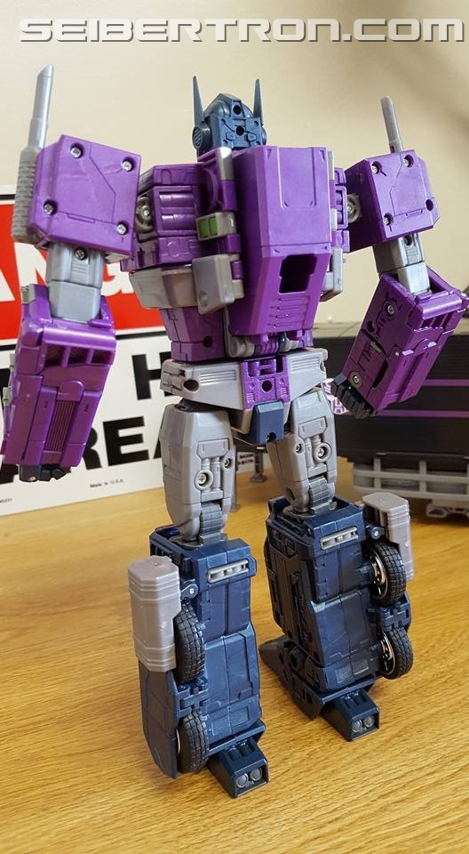 Transformers News: Masterpiece Shattered Glass Optimus Prime Review