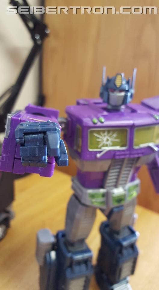 Transformers News: Masterpiece Shattered Glass Optimus Prime Review