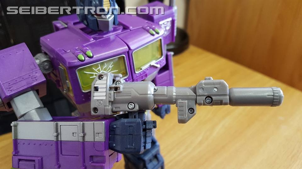 Transformers News: Masterpiece Shattered Glass Optimus Prime Review