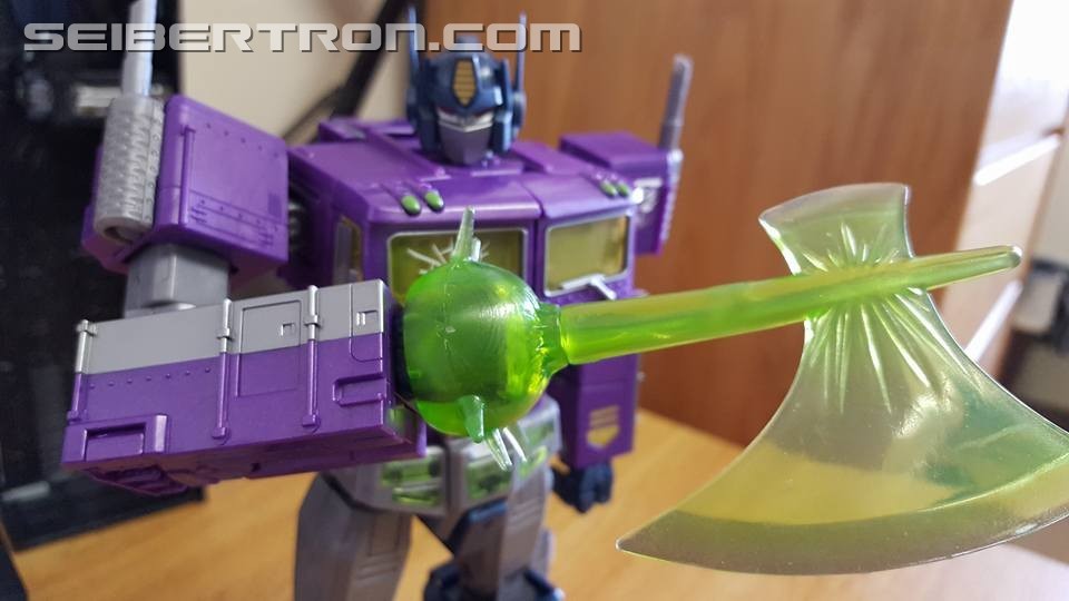 Transformers News: Masterpiece Shattered Glass Optimus Prime Review