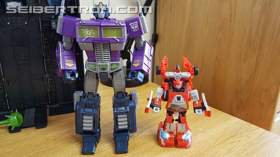 Transformers News: Masterpiece Shattered Glass Optimus Prime Review