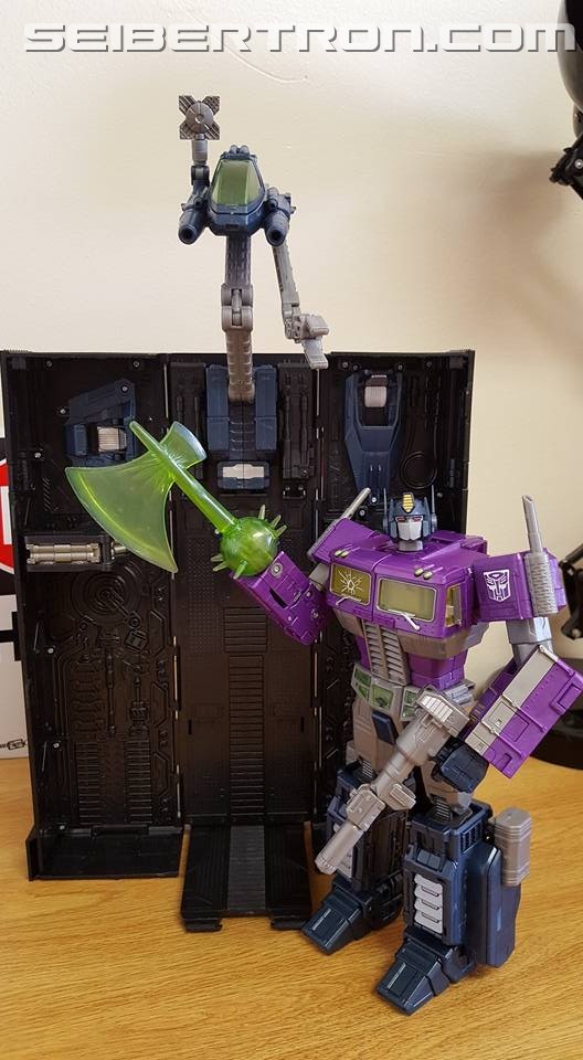 Transformers News: Masterpiece Shattered Glass Optimus Prime Review