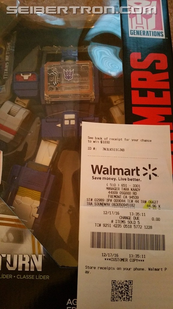 Transformers News: Transformers Titans Return Soundwave Sighted at US Retail
