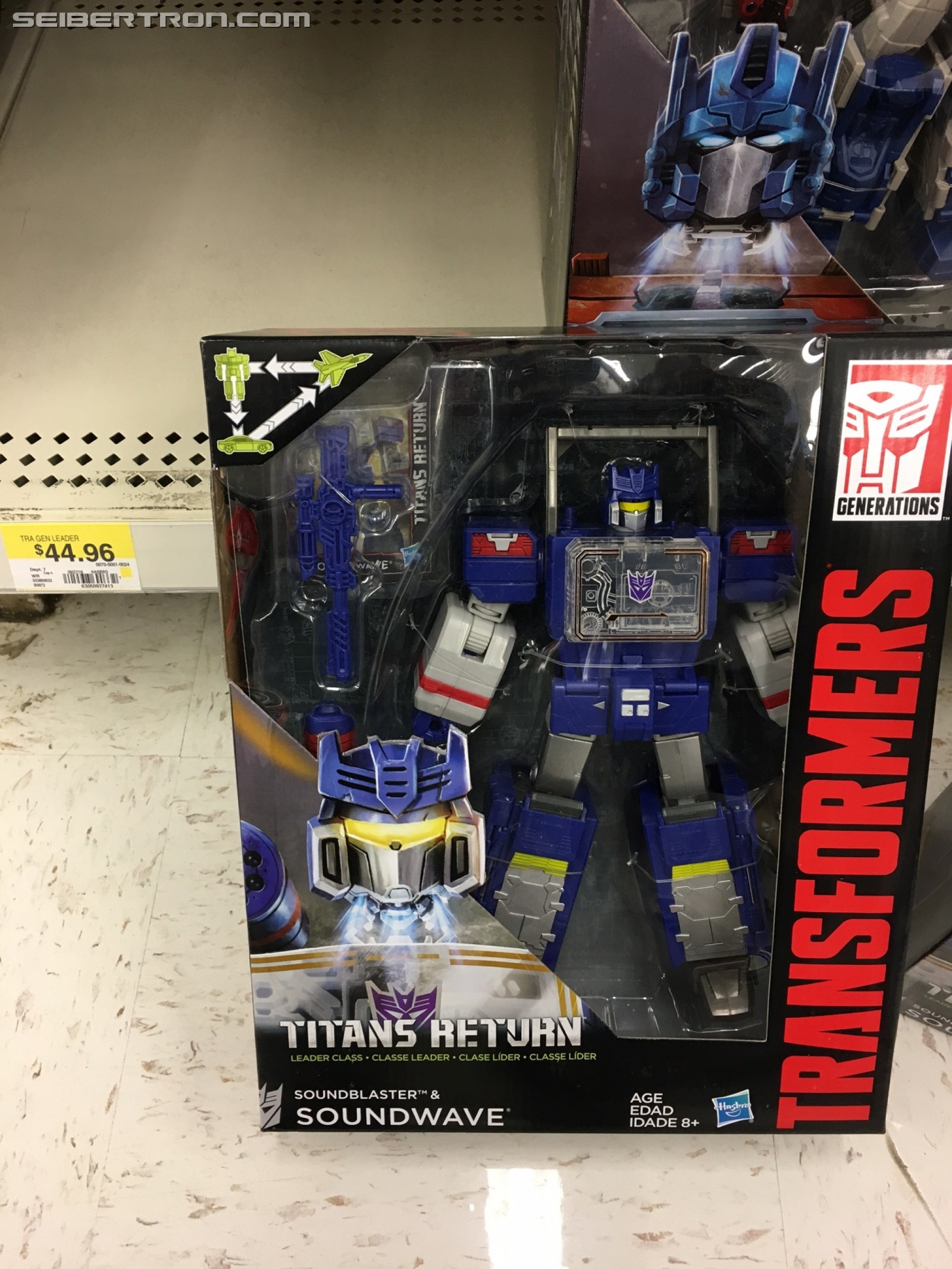 Transformers News: Transformers Titans Return Soundwave Sighted at US Retail