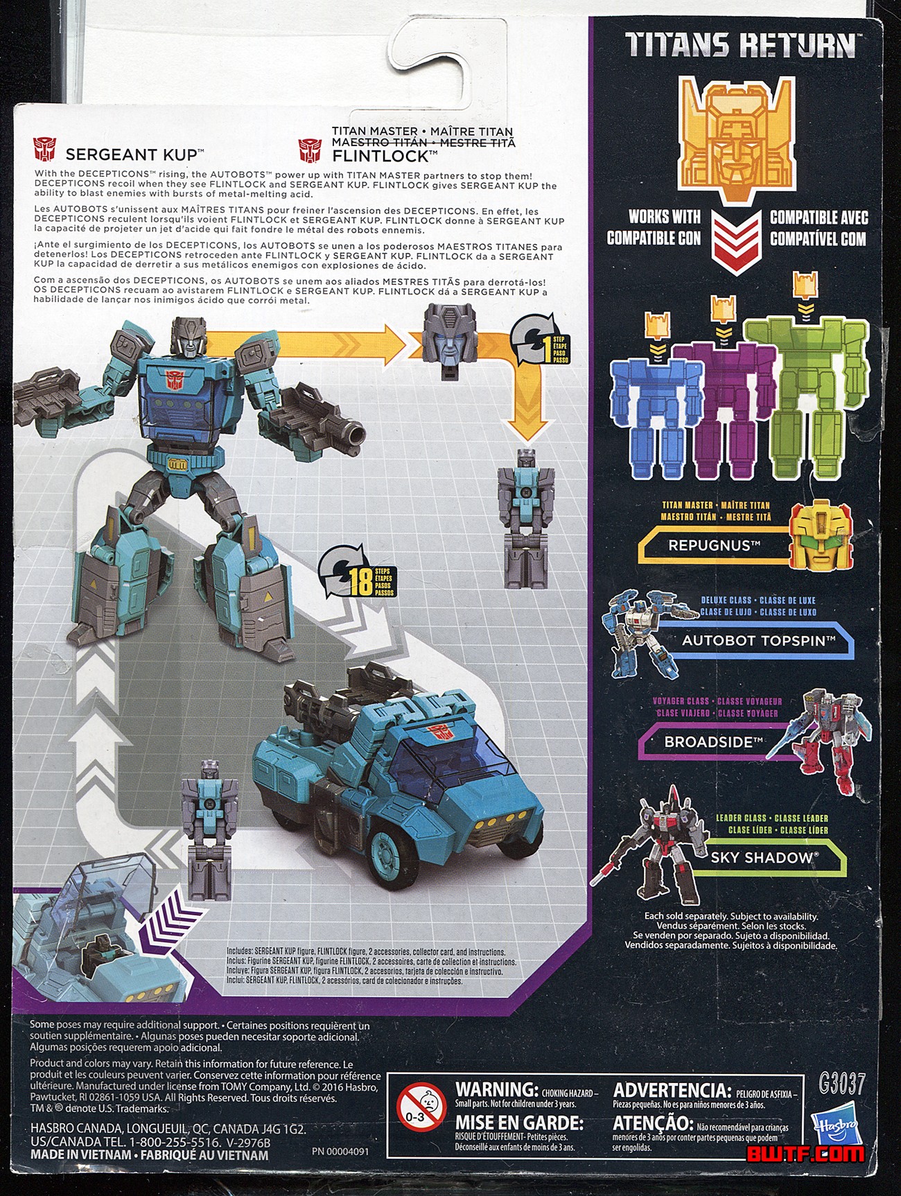Transformers News: In-Hand Images of Transformers Titans Return Kup with Flintlock