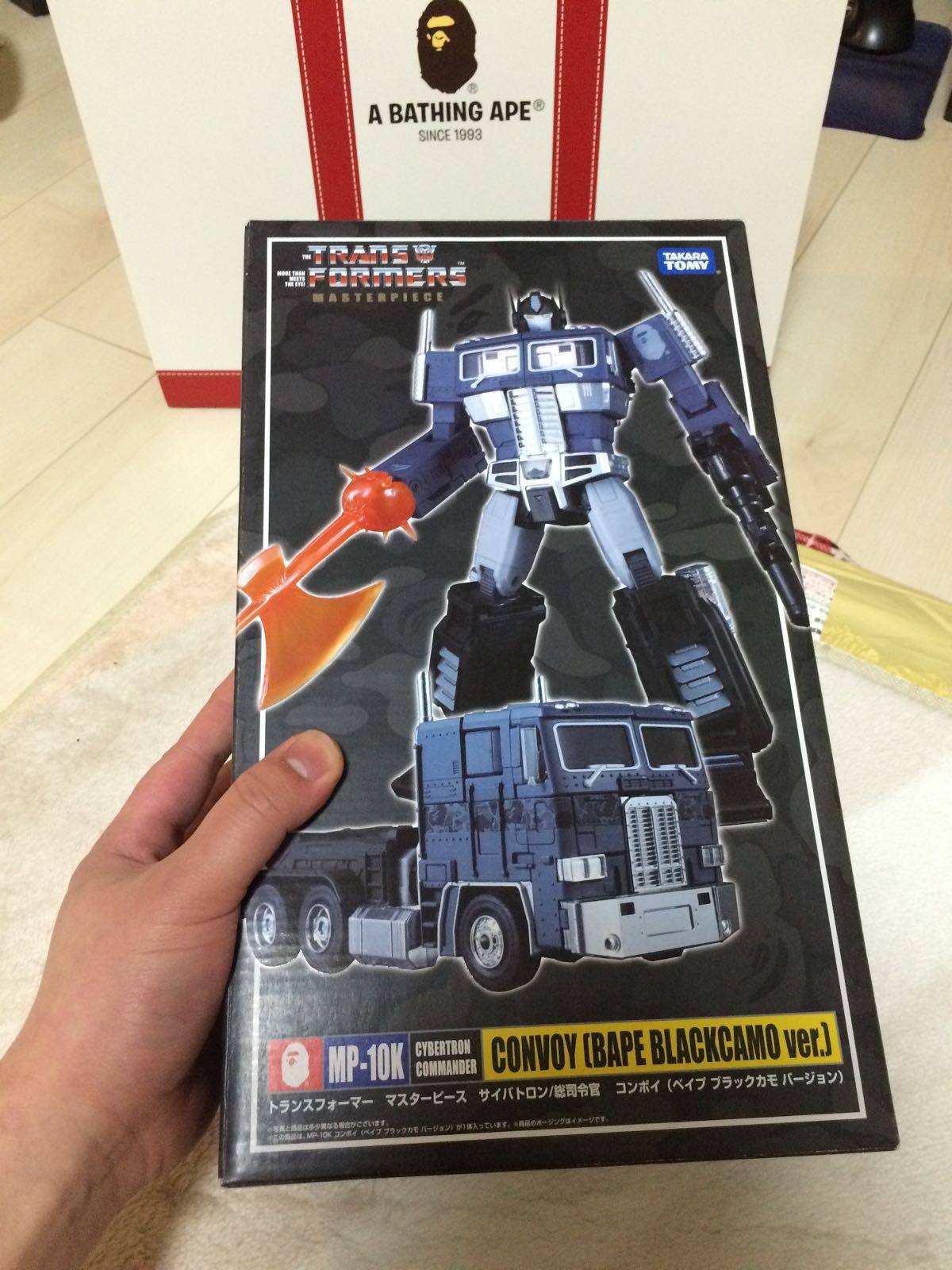 Transformers News: In-Hand - TakaraTomy Transformers Masterpiece MP-10K Convoy BAPE Black Camo Version Transformers News: In-Hand - TakaraTomy Transformers Masterpiece MP-10K Convoy BAPE Black Camo Version