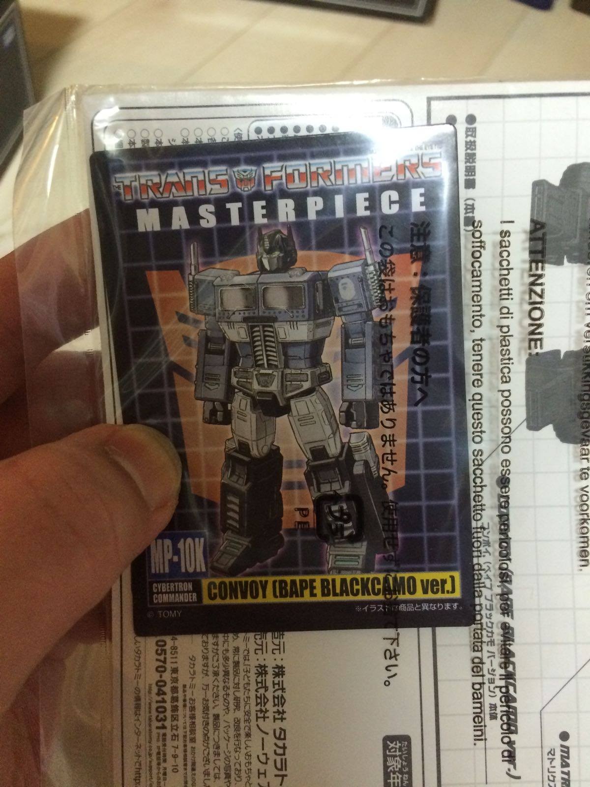 Transformers News: In-Hand - TakaraTomy Transformers Masterpiece MP-10K Convoy BAPE Black Camo Version Transformers News: In-Hand - TakaraTomy Transformers Masterpiece MP-10K Convoy BAPE Black Camo Version