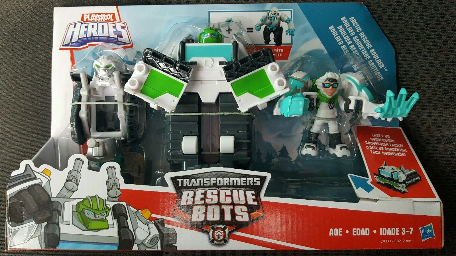 Transformers News: Images for Transformers: Rescue Bots Arctic Rescue Boulder, Bumblebee Rock Rescue Team