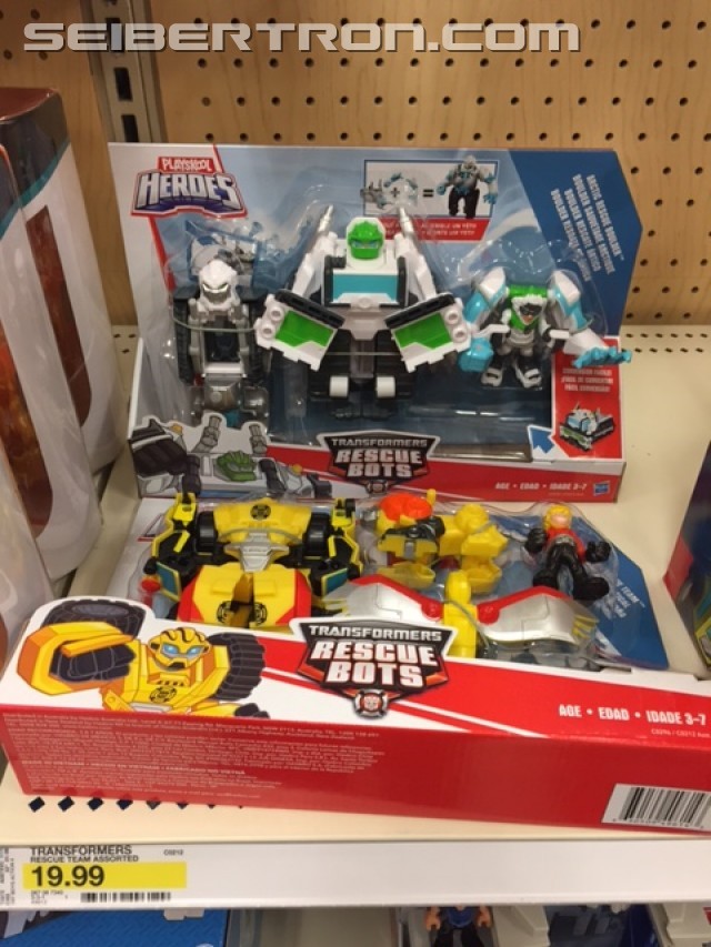 Transformers News: Rescue Bots Arctic Rescue Boulder and Bumblebee Rock Rescue Team Found at Target