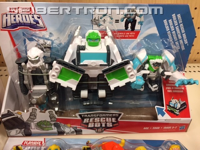 Transformers News: Rescue Bots Arctic Rescue Boulder and Bumblebee Rock Rescue Team Found at Target