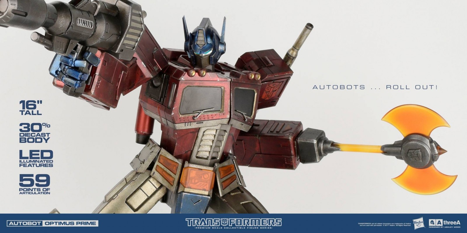 Transformers News: New Images of Hasbro 3A Transformers Generation 1 Optimus Prime Statue